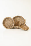 Rattan Round Trays