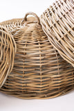 Rattan Cloche Dome Food Cover