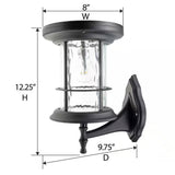 Outdoor Pole/Base/Wall Mount Solar LED Light - Yard Path Lighting - 100 Lumens - FREE SHIPPING