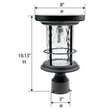 Outdoor Pole/Base/Wall Mount Solar LED Light - Yard Path Lighting - 100 Lumens - FREE SHIPPING