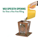 Heavy Duty Lantern Style Bird Feeder with Four Wide Perching Areas - FREE SHIPPING