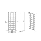 79-inch Outdoor Lattice Panel Garden Plant Trellis - FREE SHIPPING