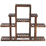 Modern Farmhouse 6-tier Wooden Bookcase Plant Stand Shelving Unit - FREE SHIPPING