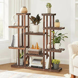 Solid Wood Indoor Outdoor 11-Tier Plant Stand - FREE SHIPPING