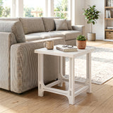 Adirondack Side Table 18" Outdoor HDPE Slatted