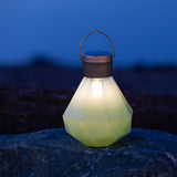 Gem Solar Lantern 6.75" Handblown Glass
