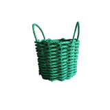 Solid, Single Color Maine Lobster Rope Basket, Handmade - FREE SHIPPING