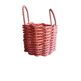 Solid, Single Color Maine Lobster Rope Basket, Handmade - FREE SHIPPING
