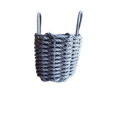 Solid, Single Color Maine Lobster Rope Basket, Handmade - FREE SHIPPING