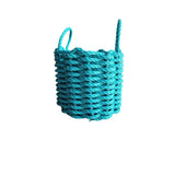 Solid, Single Color Maine Lobster Rope Basket, Handmade - FREE SHIPPING