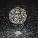 Stella Luxe Globe Chantilly Lace Porcelain LED Lantern (Battery Powered)