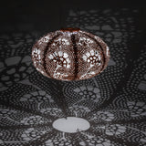 Stella Luxe Oval Yarrow Clay LED Lantern (Battery Powered)