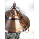 Large Copper Bird Feeder with 3 Tubes and 9 Feeding Ports - FREE SHIPPING