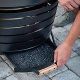 25-inch Outdoor Wood Burning Stainless Steel Smokeless Fire Pit with Cover - FREE SHIPPING