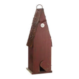 Outdoor Garden Rustic Brown Solid Wood and Iron Bird House - FREE SHIPPING