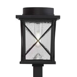 4-Pack - Black Solar LED Light Set - Outdoor Path Yard Lighting - FREE SHIPPING
