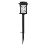 4-Pack - Black Solar LED Light Set - Outdoor Path Yard Lighting - FREE SHIPPING