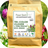 TRI-Color Clover + Mow Less Grass Seed