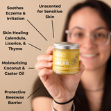 Touchy Skin Salve, Eczema Cream Ointment for Sensitive Skin