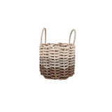 Brown, Tan, Light Tan Ombre Rope Basket - FREE SHIPPING