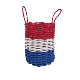 Red White and Blue Lobster Rope Basket - FREE SHIPPING