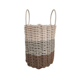 Brown, Tan, Light Tan Ombre Rope Basket - FREE SHIPPING