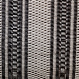 Close-up of woven black and white pattern