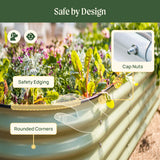 17" Tall 4 In 1 Small Modular Metal Raised Garden Bed Kit