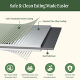 Diagram of metal surface with coating layers and safety features highlighted.