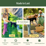 Vego 17" Tall 4 In 1 Small Modular Metal Raised Garden Bed Kit