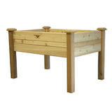 Elevated 2Ft x 4-Ft Cedar Wood Raised Garden Bed Planter Box - Unfinished - FREE SHIPPING
