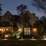 Set of 2 - Modern Outdoor Solar Light White LED Path Outdoor Yard Lighting - FREE SHIPPING