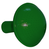 Green Dramm 10 Liter Sprinkling Head on a white background