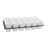 3.3" Heavy Duty Seed Starting Pots with Inserts