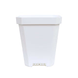 White 5" Heavy Duty Nursery Pot  on a white background