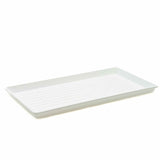 White 1020 Microgreen Trays | Heavy Duty Shallow 1020 Trays