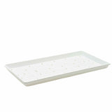 White 1020 Microgreen Trays | Heavy Duty Shallow 1020 Trays