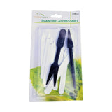 Packaged set of planting accessories with tools on a white background Widger Dibber Set