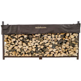 8 ft Steel Firewood Rack The Woodhaven