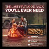 The Woodhaven 4ft Firewood Rack