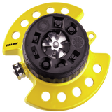 Yellow Dramm ColorStorm Turret Sprinklers - 9-Pattern