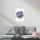 Tradescantia Nanouk Botanical Print – Unframed Wall Art