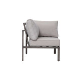 Walsh 4-Piece Aluminum Sectional Sofa Set