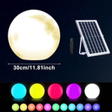 Solar Moon Light with Color Changing Spherical Glow