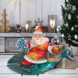 Whale Tail Christmas Outdoor Decor by G. DeBrekht - Christmas Santa Snowman Decor - 8117827F