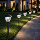 Alpan 10 Pack Solar Pathway LED Lights Outdoor-Stainless Steel 15 Lumen( Bronze )