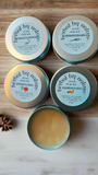 Solid scent balms w/essential oils