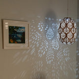 Stella Luxe Barrel Dewdrop Copper LED Lantern (Battery Powered)