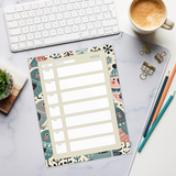 DipaliZ Trees Daily Planner Recycled Paper 6x9 Size