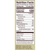 Nutrition facts label for a food product on a white background